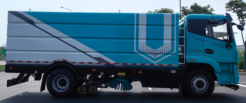 18t纯电动洗扫车 程力